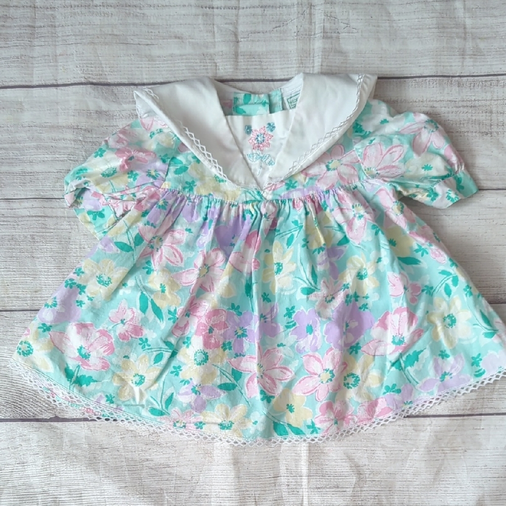 Floral Pastel Kids Dress